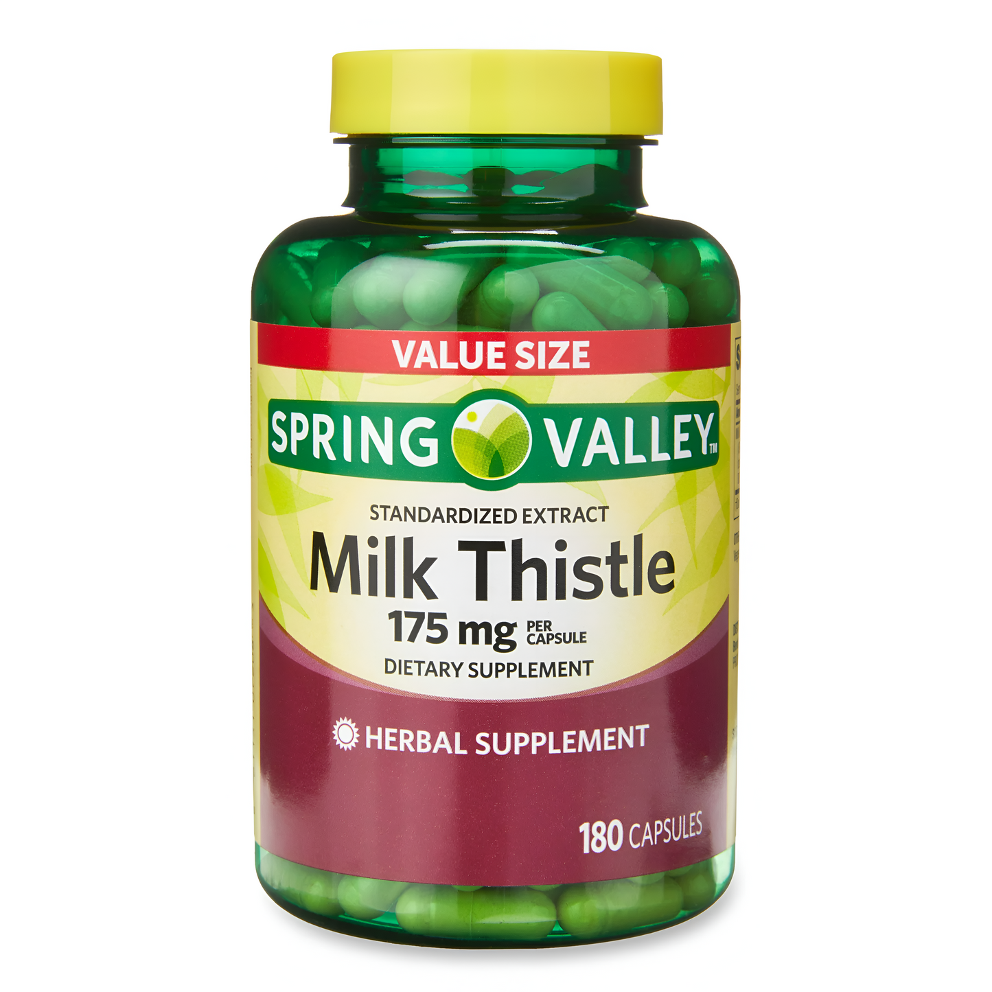 Milk Thistle 175mg - Cardio Mariano en Capsulas- Spring Valley