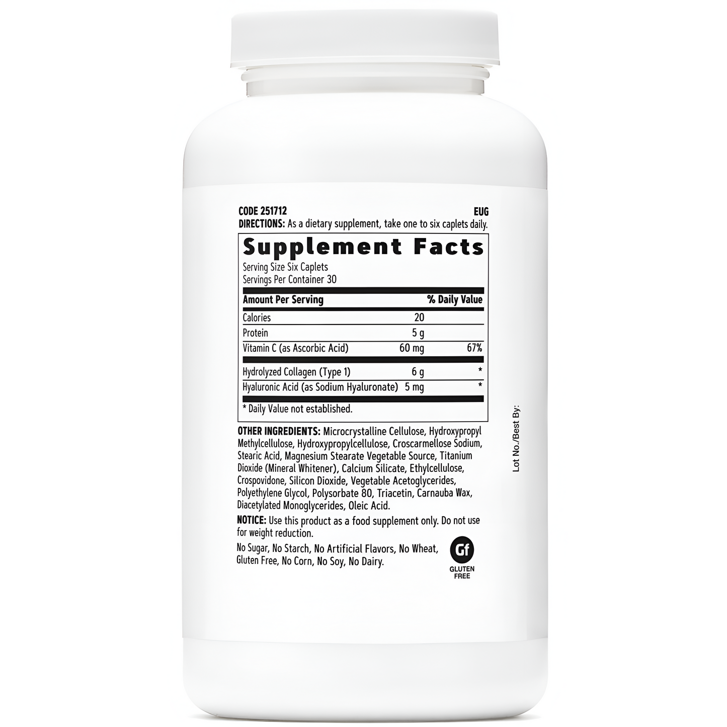 GNC Suplemento de colágeno para mujer , 180 capsulas