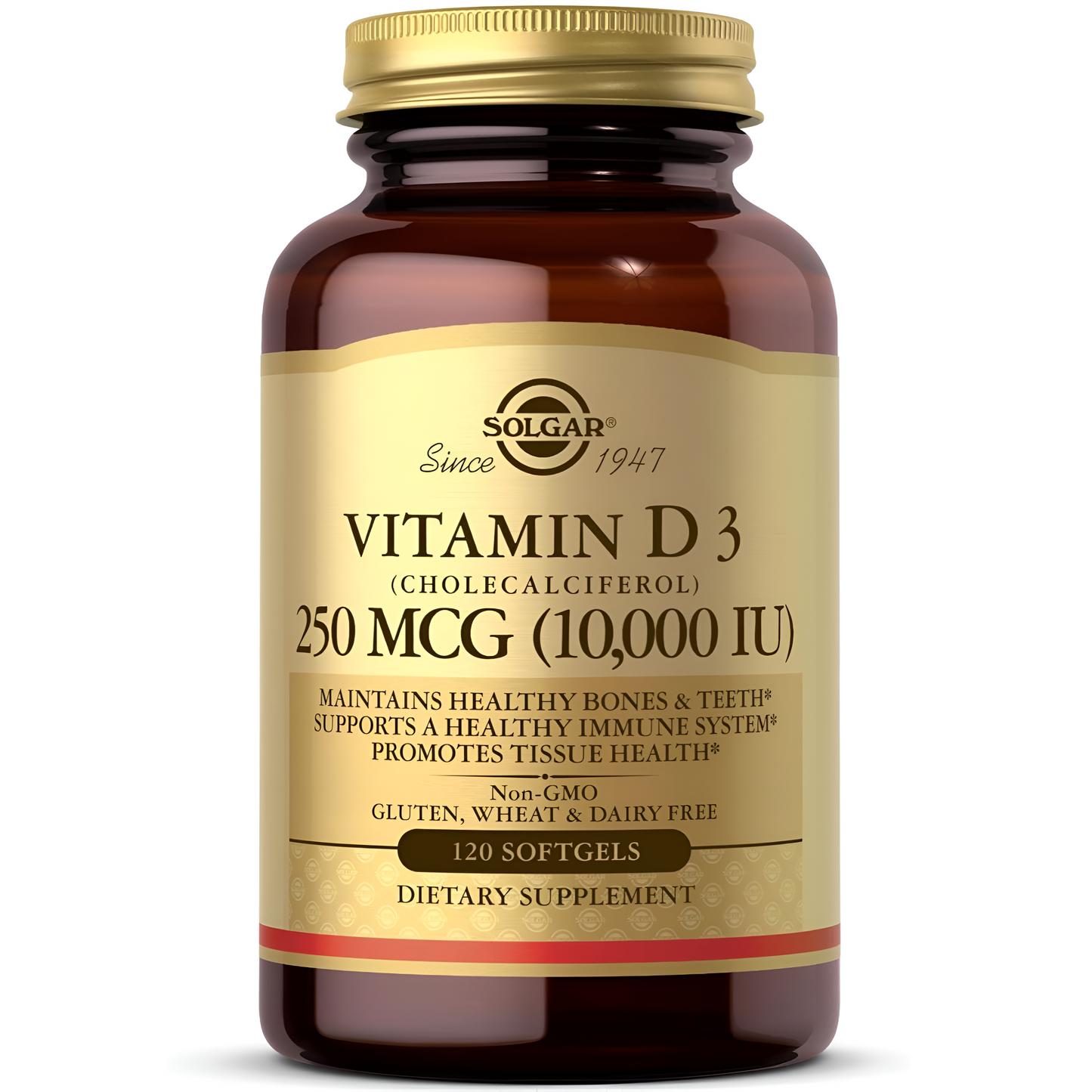 Solgar Vitamin D3 (Cholecalciferol) Capsulas