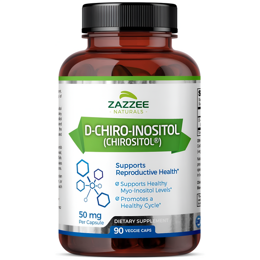 D-CHIRO INOSITOL 50 mg - 90  Capsulas  Zazze- Reproduccion y Fertilidad