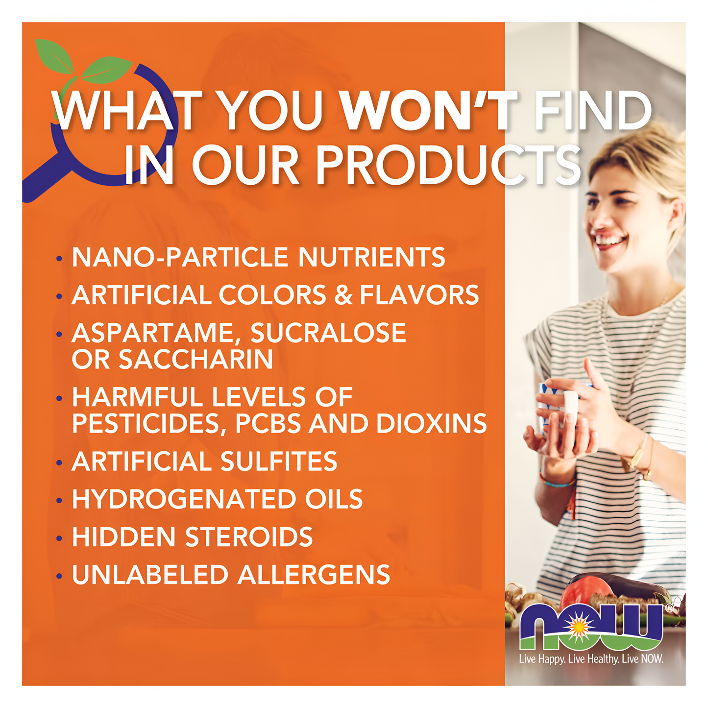 Candida Support - Now - Cápsulas Vegetarianas