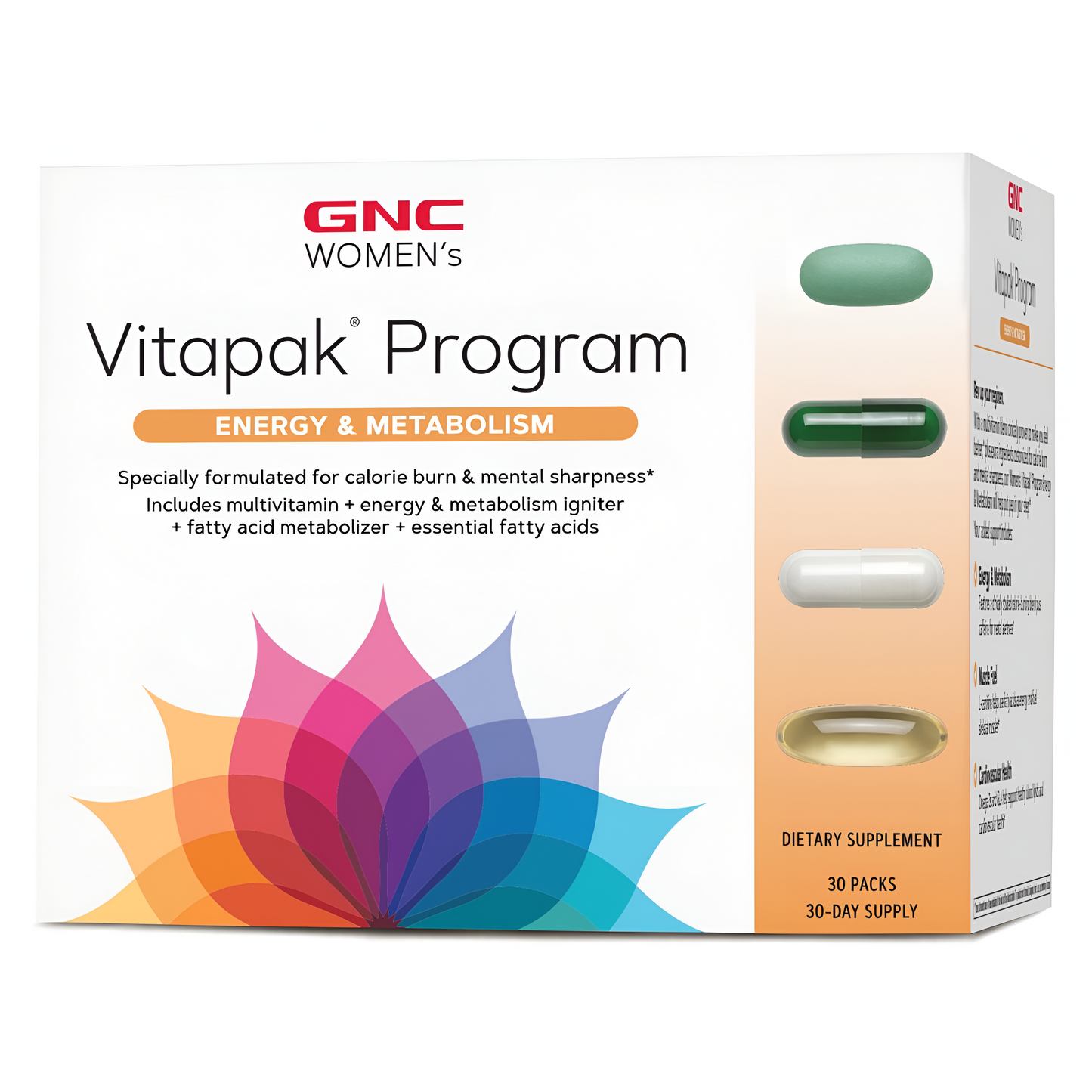 Programa vitapak energia y metabolismo , 30 packs - GNC