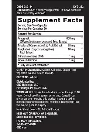 GNC Mega Men Advanced Men's Testosterone, 120 Capsulas