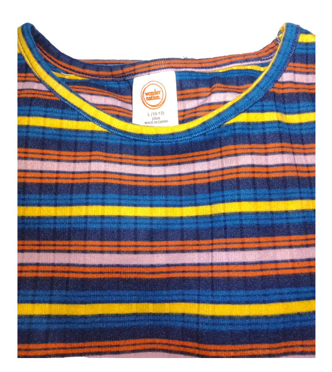 Polo a rayas de colores para mujer