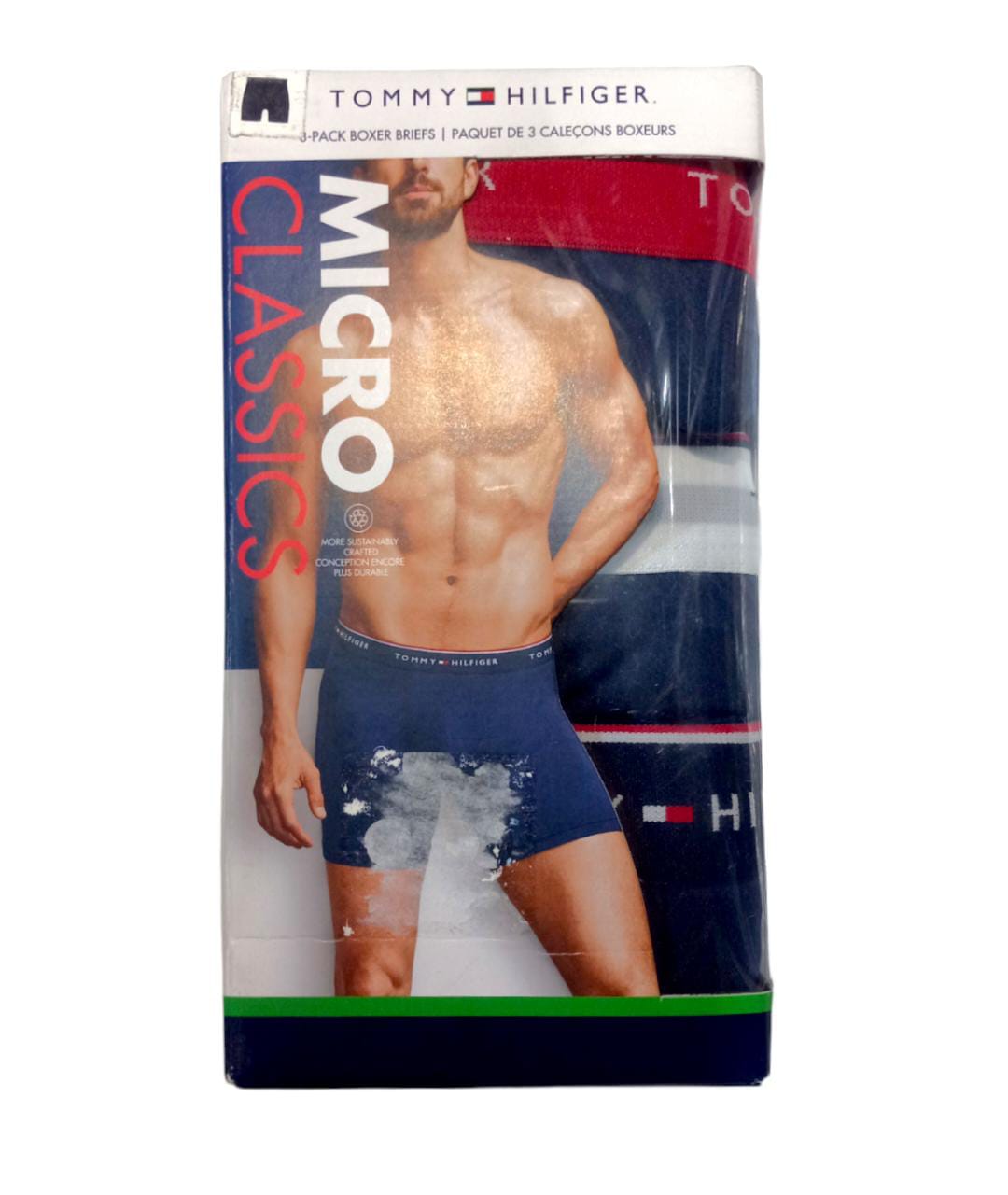 PACK 3 Calzoncillos tipo bóxer Tommy Hilfiger Micro Classics para hombre talla L