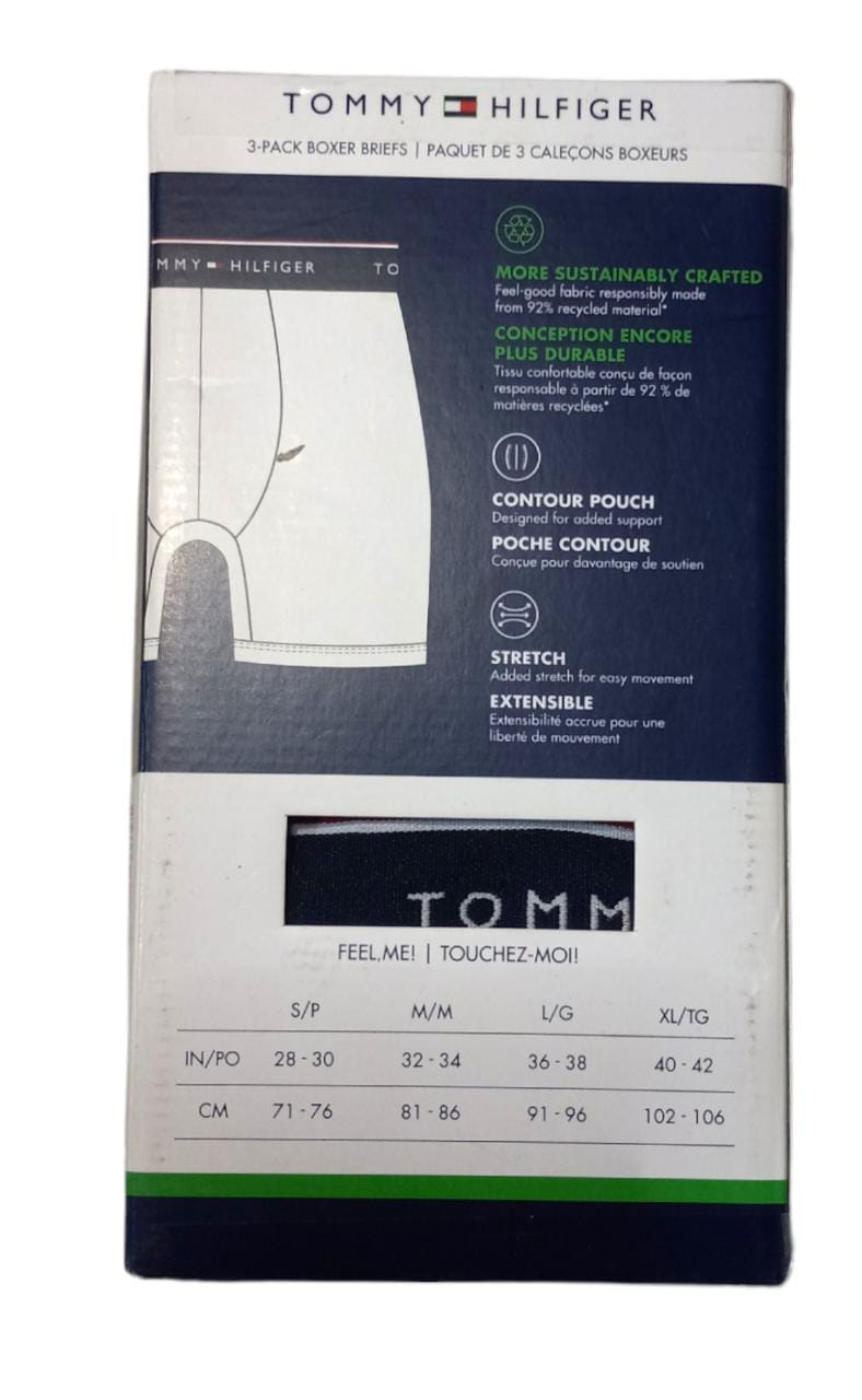 PACK 3 Calzoncillos tipo bóxer Tommy Hilfiger Micro Classics para hombre talla L
