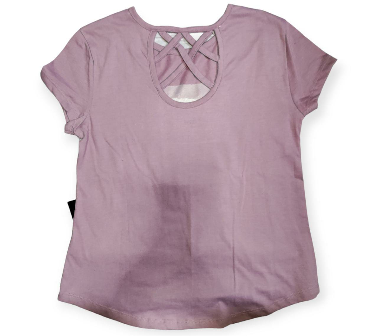 Polo para niña manga corta DKNY