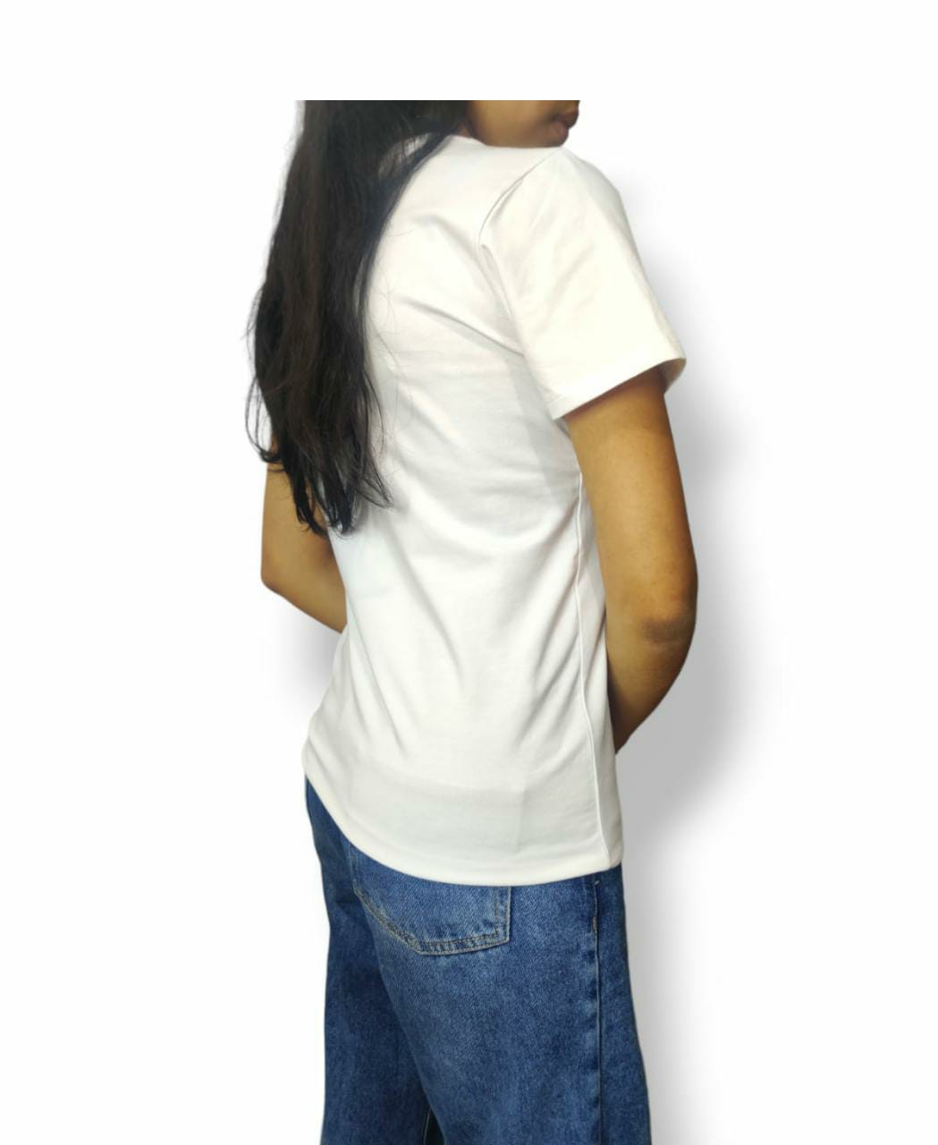 Polo de mujer en cuello V , manga corta - Tommy Hilfiger