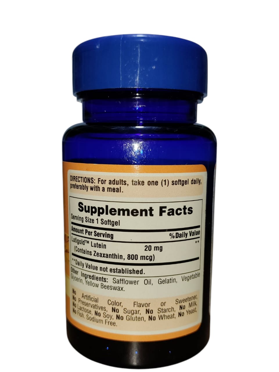 Luteina 20mg 120 softgel Puritan's Pride