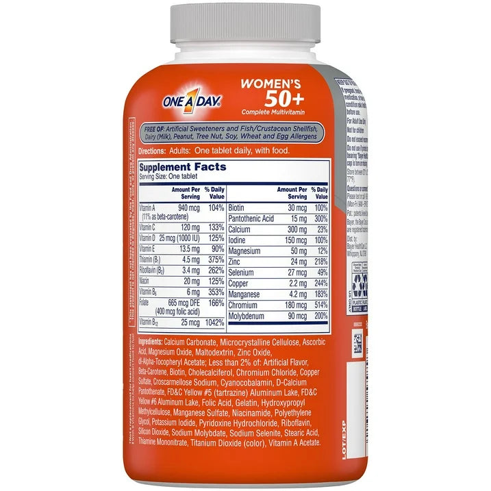 One a Day - Multivitaminico para mujeres 50+ 300 Tabletas