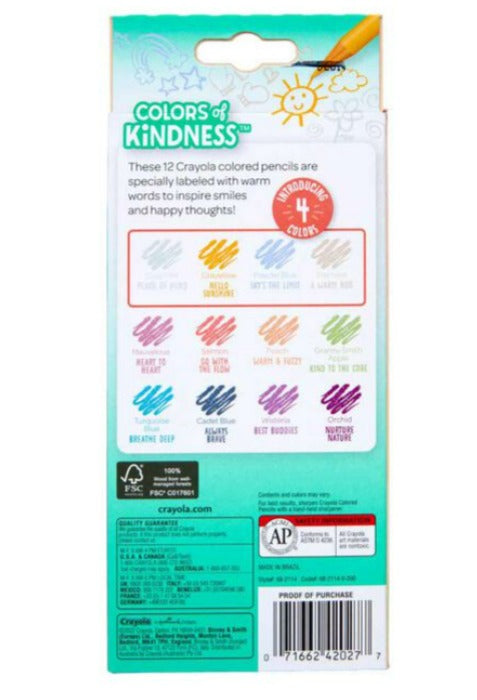 Lápices de colores Colors of Kindness, 12 unidades