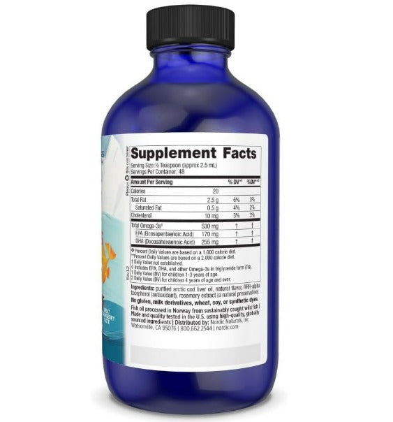 Nordic Naturals - DHA líquido para niños,Omega-3 para niños