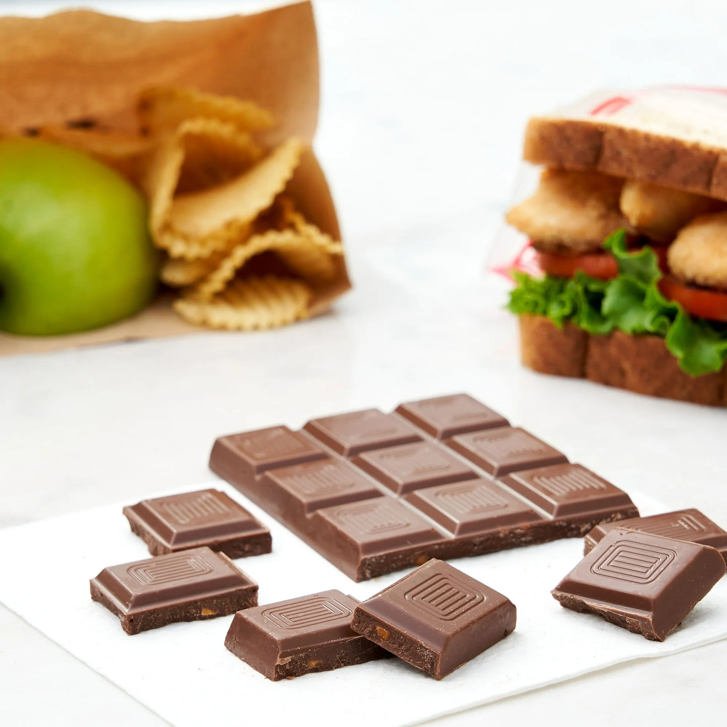 Great Value Chocolate con Leche con Barra de Caramelo Salado, 100g