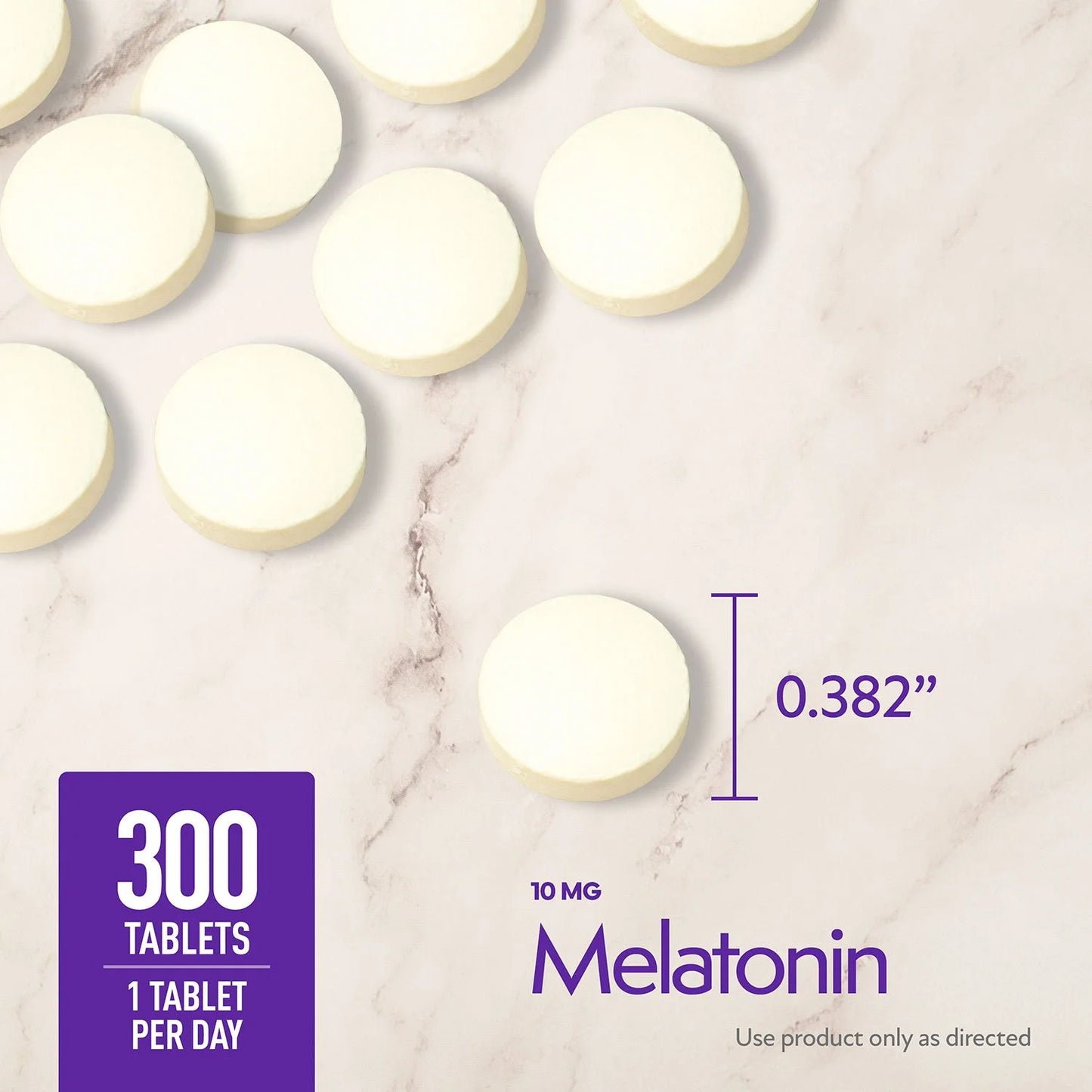 Melatonin - Member's Mark - 10mg Liberacion prolongada - 300 Tabletas