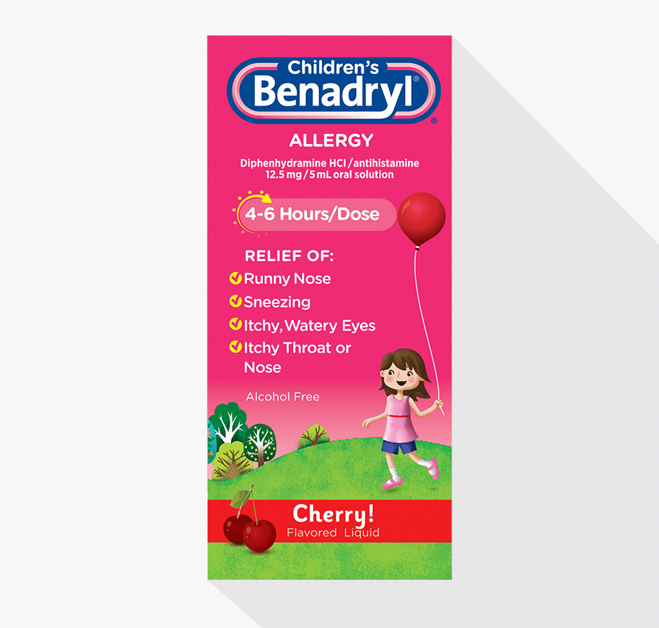 Children's BENADRYL® Allergy - Jarabe para el alivio de la alergia con difenhidramina CIH, niños - 236ml