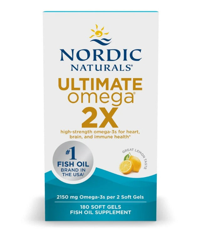 Ultimate Omega 2X 2150mg , 180 capsulas - Nordic Naturals