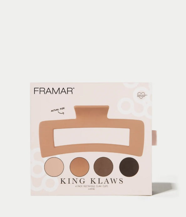 Framar pack de 4 sujetadores para el cabello Dama