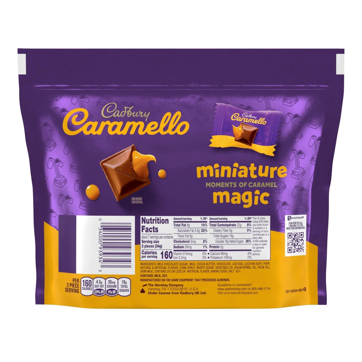Cadbury Caramello Miniatures Milk Chocolate Caramel 226gr