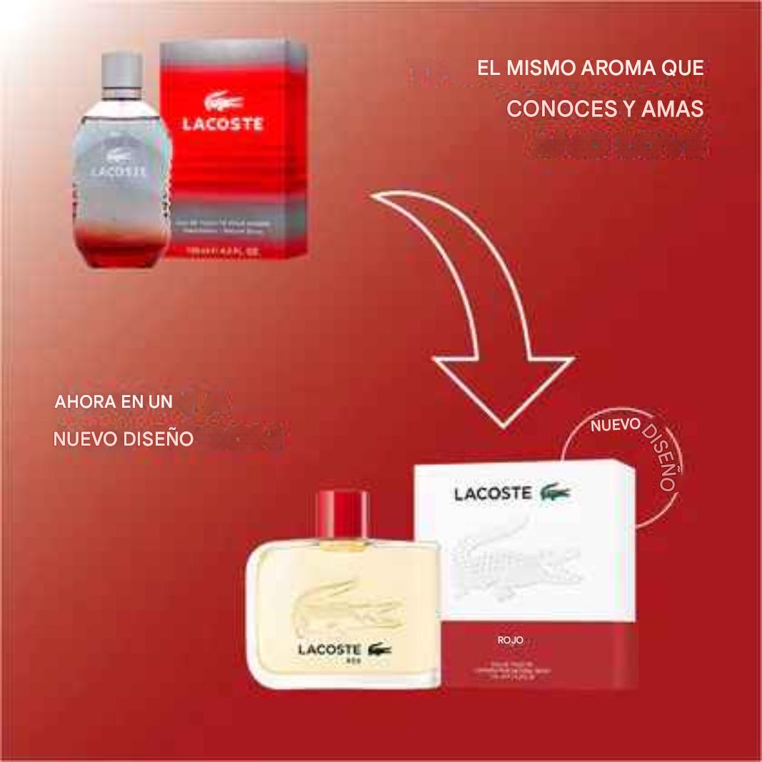 Lacoste Red Style in Play para Hombre. Eau de Toilette