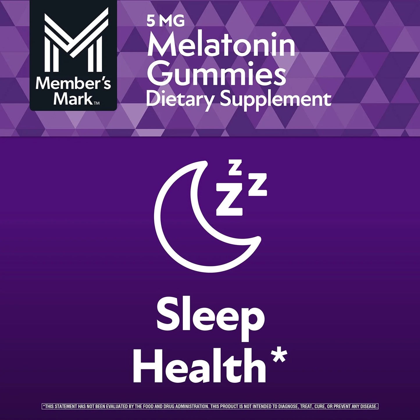 Gomitas de melatonina Member’s Mark, 5 mg, sabor fresa, 200 unidades.