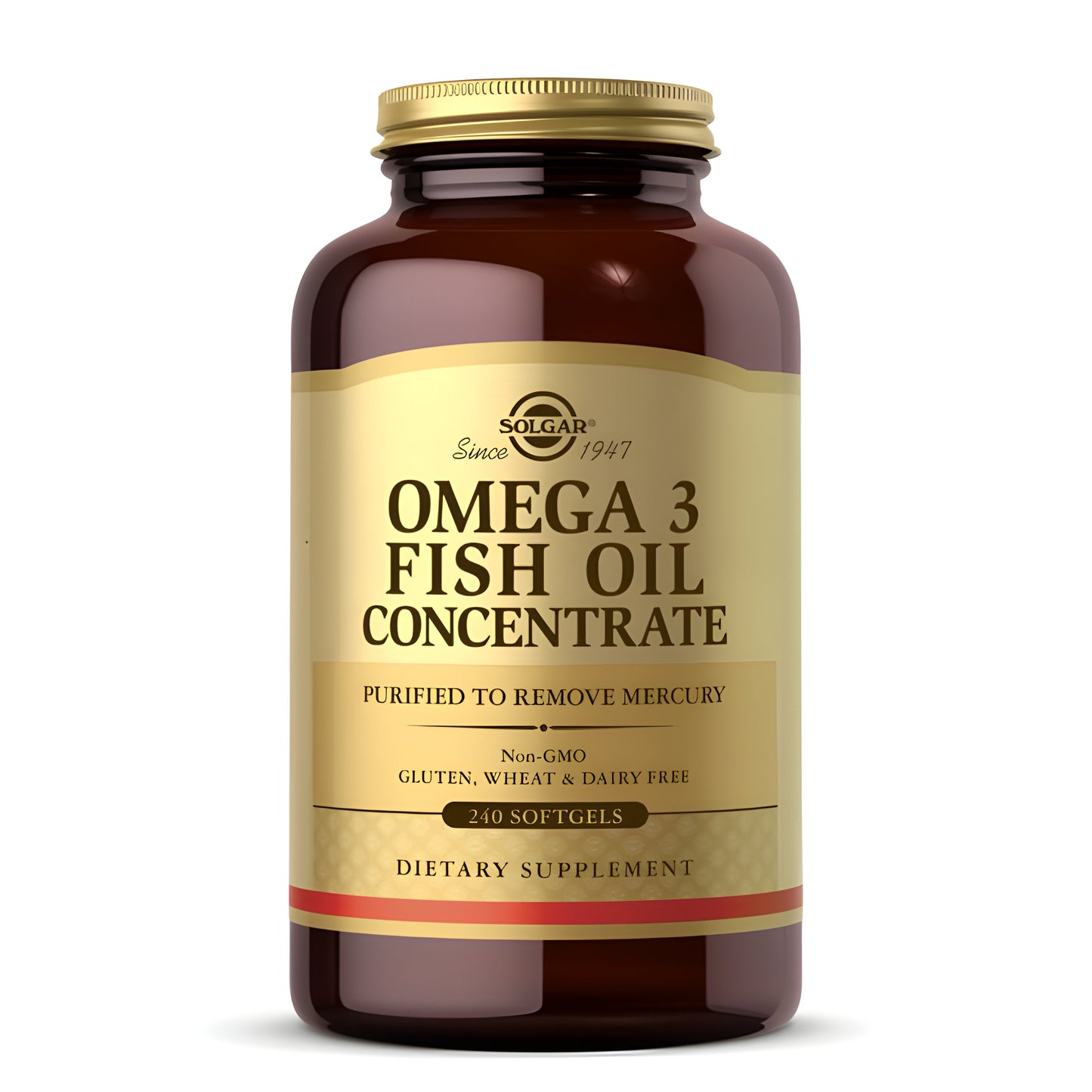 Omega 3 Fish Oil Solgar 2000mg. Aceite de Pescado Concentrado - 120 Cápsulas de Gel