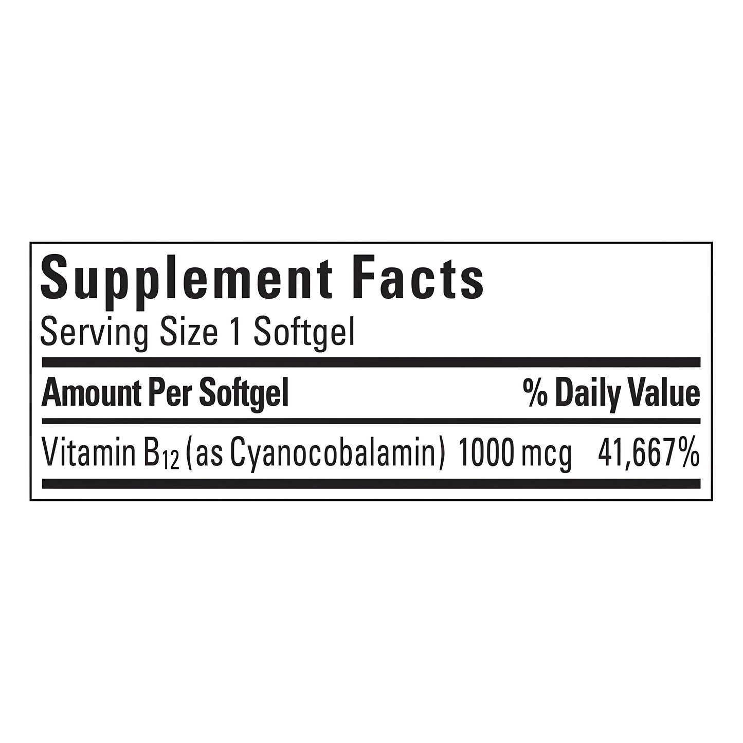 Nature Made Vitamin B12 1000 mcg, 400 Softgels