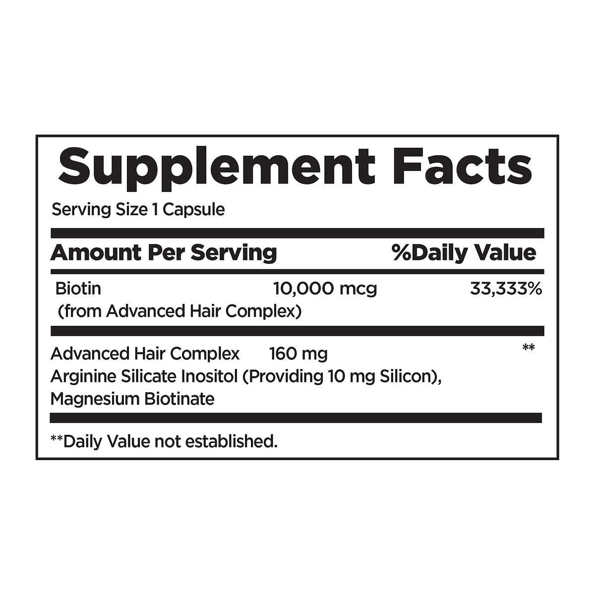 Nature's Bounty Hair Growth, 90 Capsules