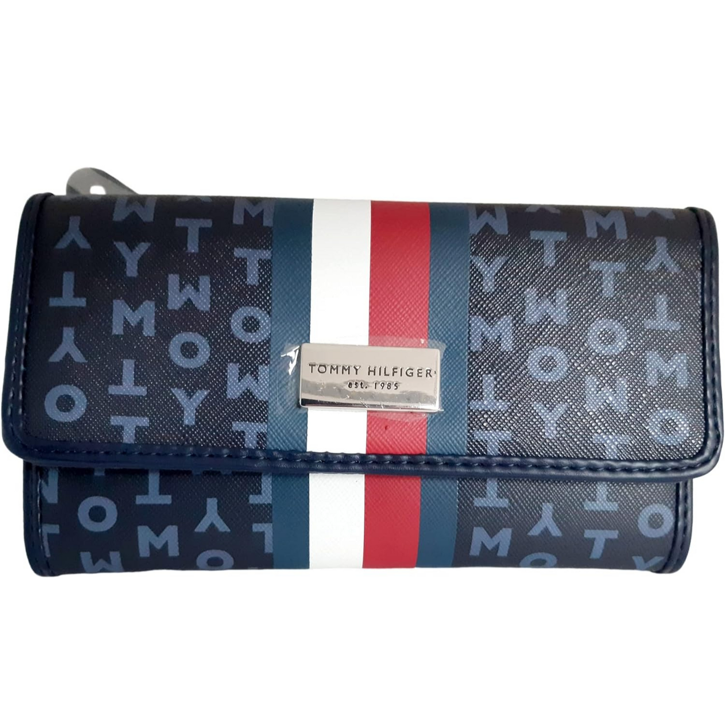 Tommy Hilfiger Bolso de mano de jacquard con estampado de logotipo para mujer