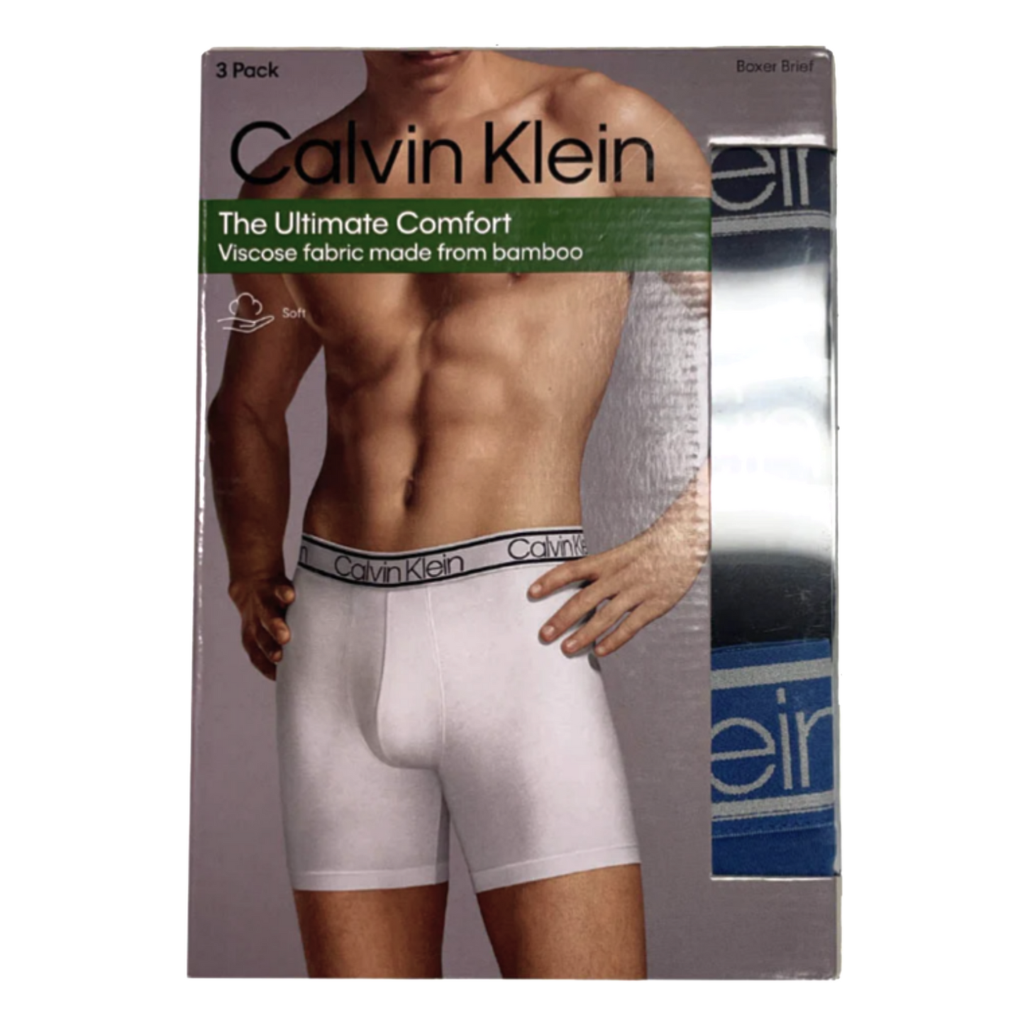 Calvin Klein The Ultimate Comfort, Fibra viscosa hecha de bambú - PACK 3, Boxer brief