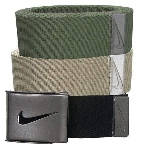 Pack de 3 cinturones para hombre Nike