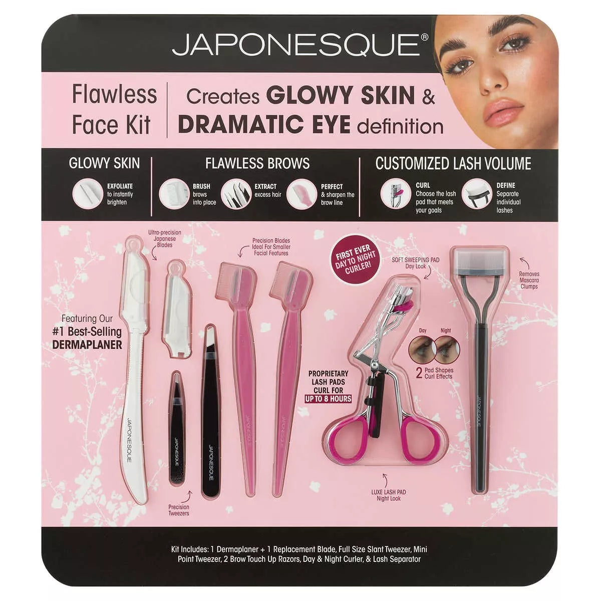 Japonesque Flawless Face Kit - Kit Facial 8 piezas