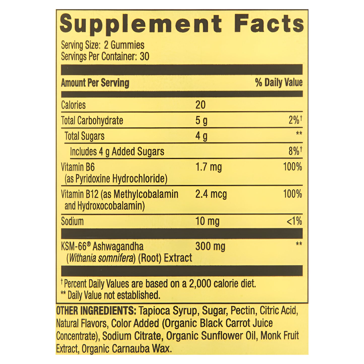 Spring Valley Ashwagandha KSM-66 Vegetarian Gummies, Cherry, 60 Gomitas