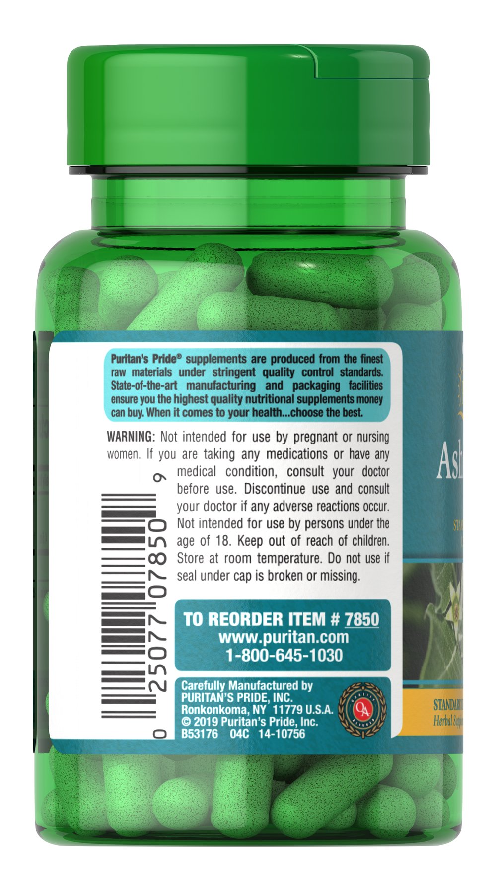 Puritan 's Pride Ashwagandha 300 MG-50 Cápsulas
