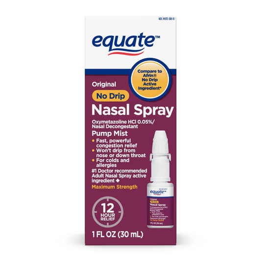 Equate No Drip - Nasal Spray 1FL OZ (30ml)