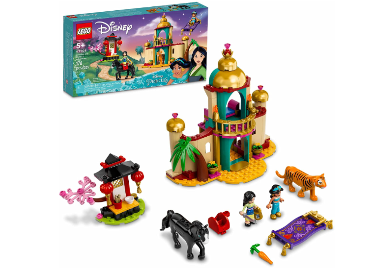 LEGO Disney Aladdin's Jasmine and Mulan 43208 - 5 años a mas.