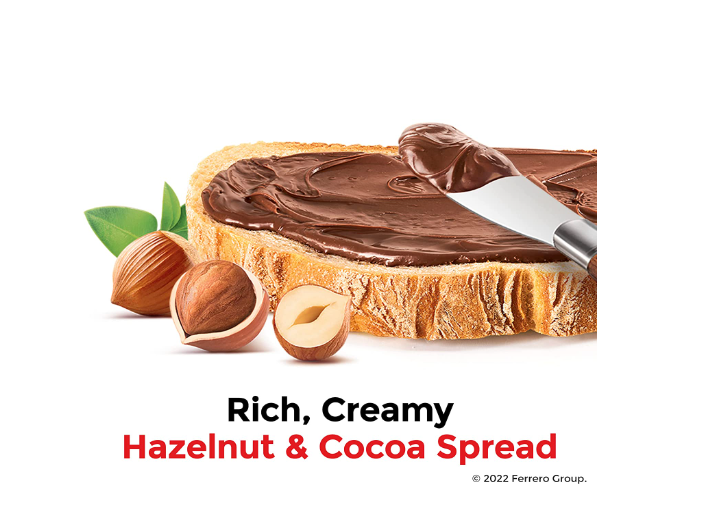 Nutella Crema de avellana de chocolate Frasco de 750 gr.