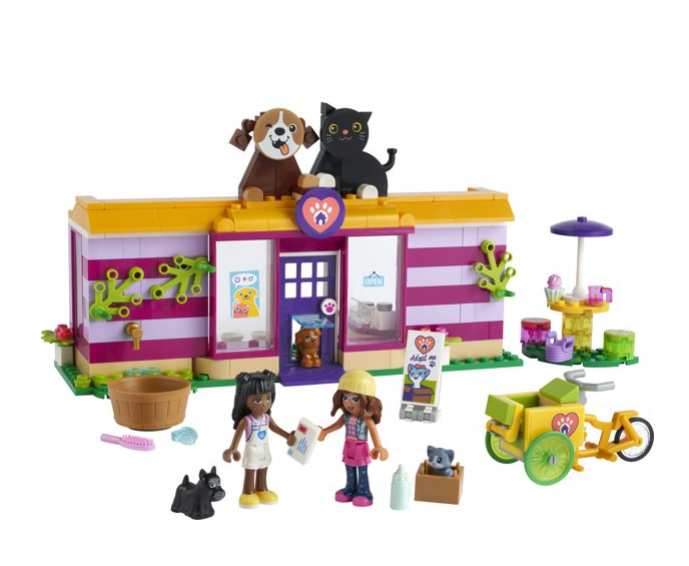 Juego de construcción LEGO Friends Pet Adoption Café 41699 (292 piezas)