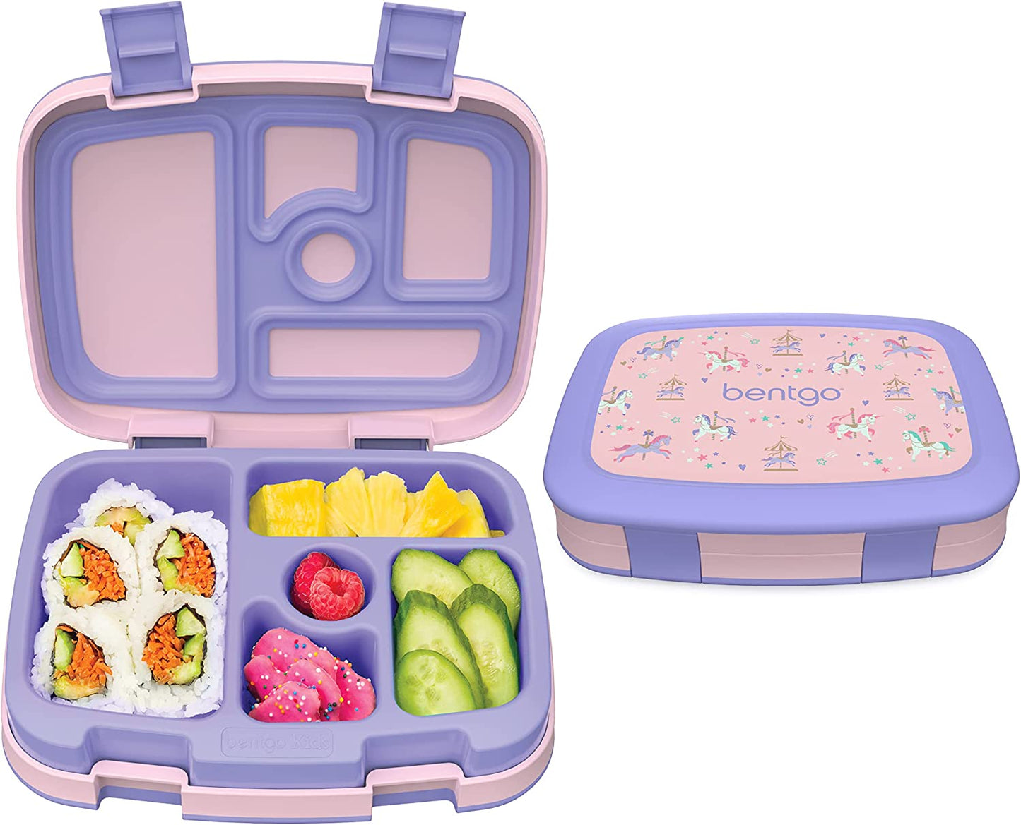 LONCHERA PARA NIÑOS BENTGO CON DISEÑO - 5 COMPARTIMIENTOS