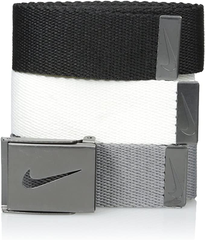 Pack de 3 cinturones para hombre Nike