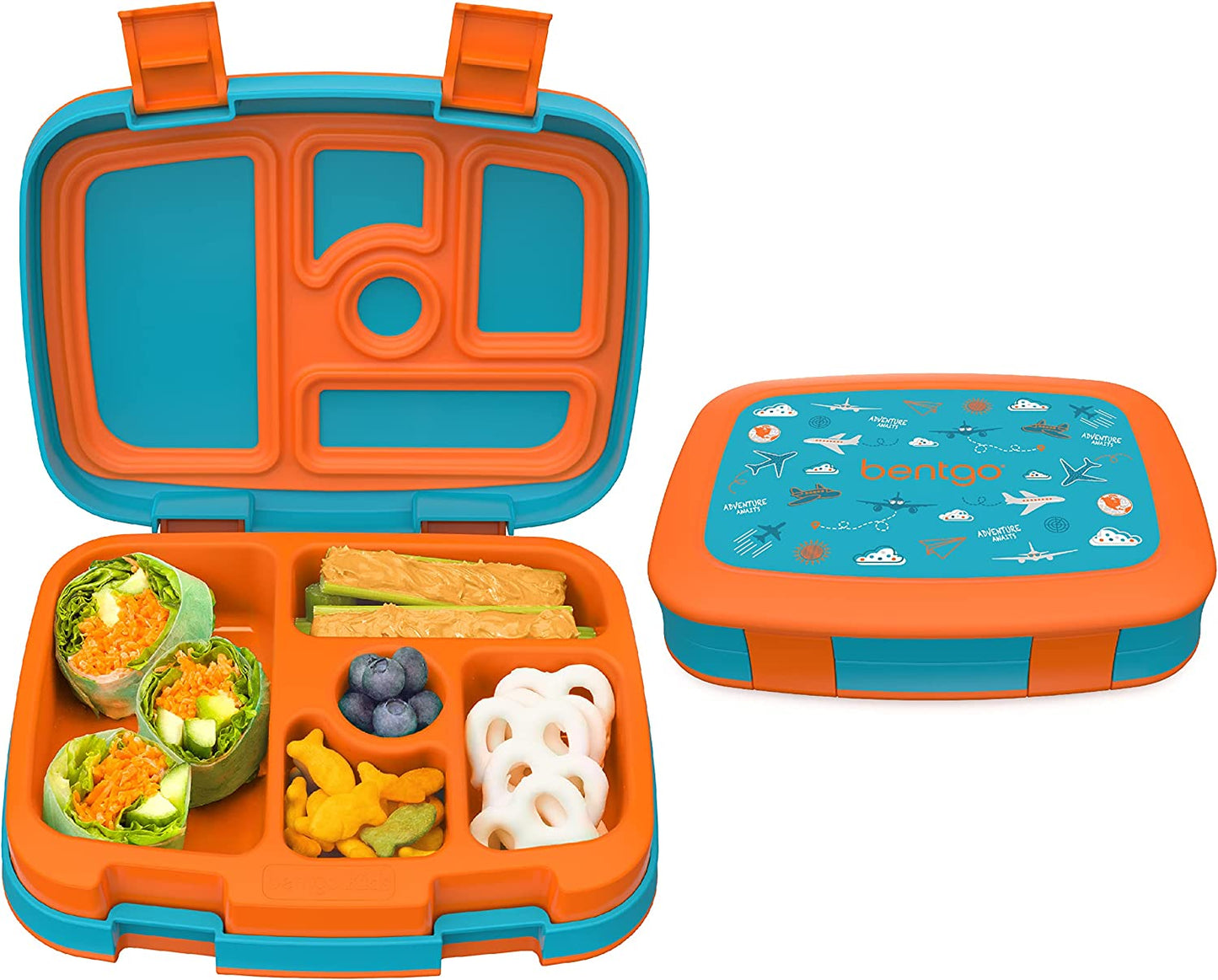 LONCHERA PARA NIÑOS BENTGO CON DISEÑO - 5 COMPARTIMIENTOS