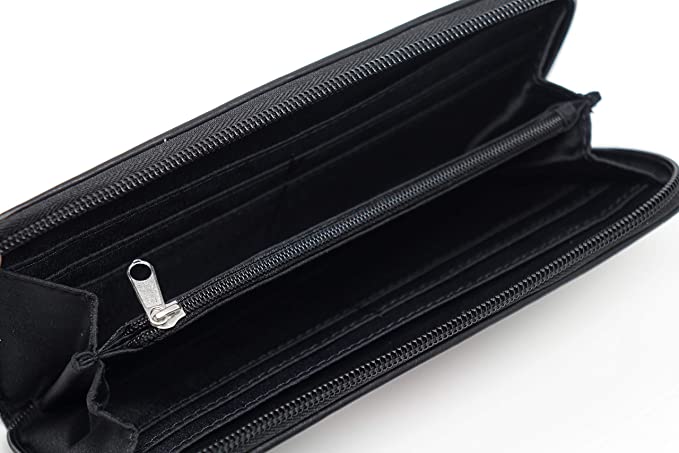 Tommy Hilfiger Continental Zip alrededor de la cartera para mujer