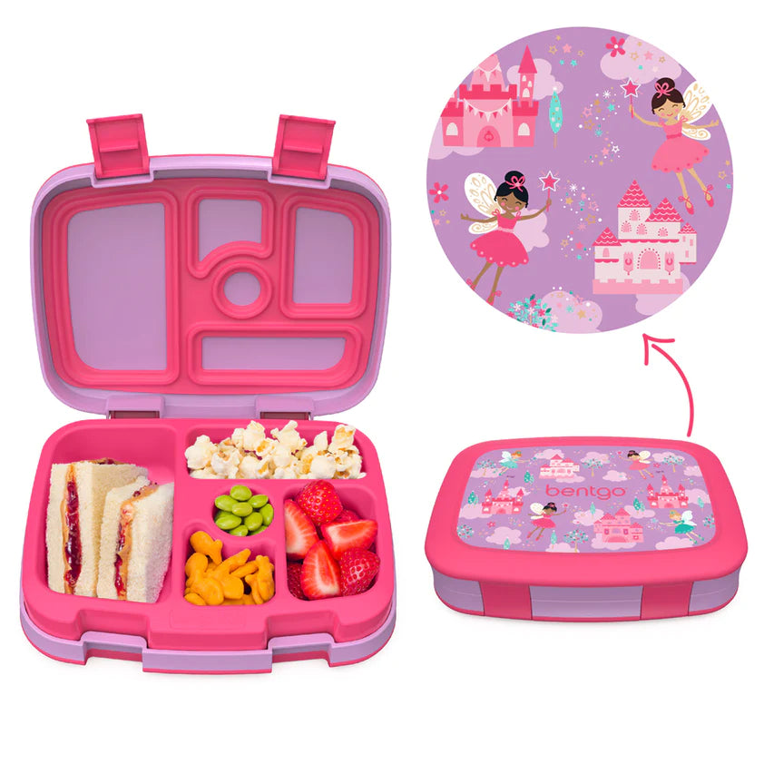 LONCHERA PARA NIÑOS BENTGO CON DISEÑO - 5 COMPARTIMIENTOS
