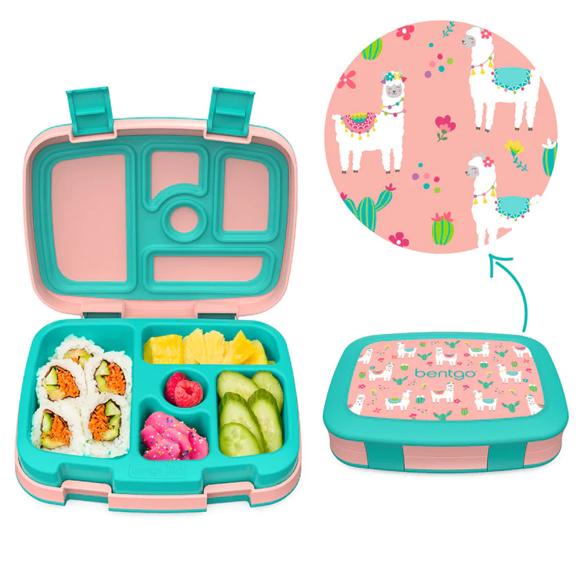 LONCHERA PARA NIÑOS BENTGO CON DISEÑO - 5 COMPARTIMIENTOS