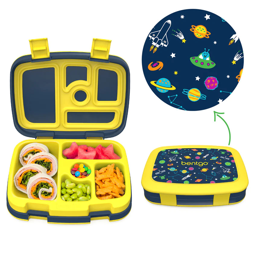 LONCHERA PARA NIÑOS BENTGO CON DISEÑO - 5 COMPARTIMIENTOS
