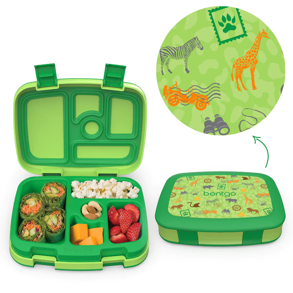 LONCHERA PARA NIÑOS BENTGO CON DISEÑO - 5 COMPARTIMIENTOS
