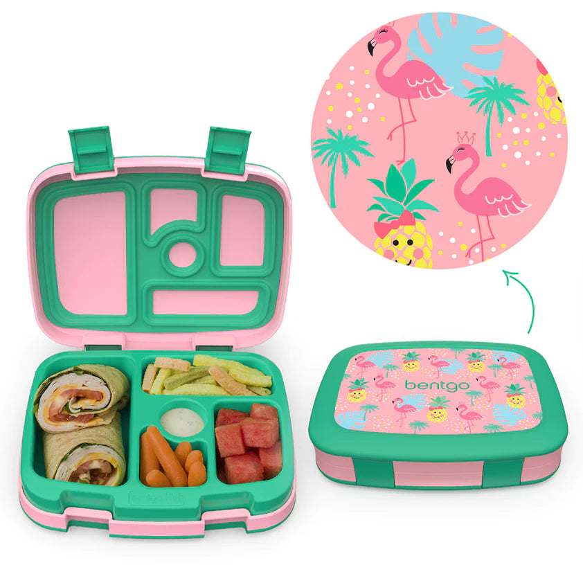 LONCHERA PARA NIÑOS BENTGO CON DISEÑO - 5 COMPARTIMIENTOS