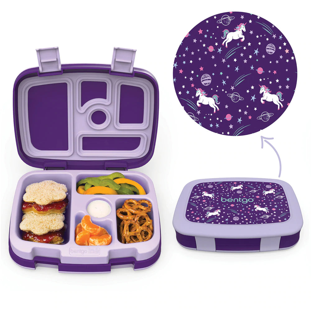 LONCHERA PARA NIÑOS BENTGO CON DISEÑO - 5 COMPARTIMIENTOS