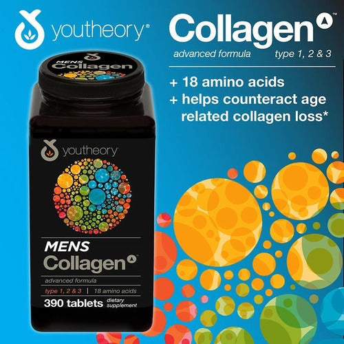 COLAGENO YOUTHEORY 390 TABLETAS PARA HOMBRES