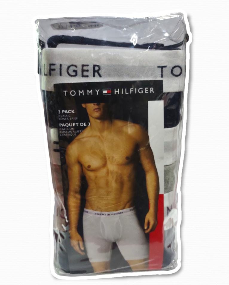 Tommy Hilfiger Calzoncillos bóxer clásicos de algodón para hombre