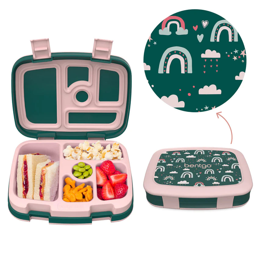 LONCHERA PARA NIÑOS BENTGO CON DISEÑO - 5 COMPARTIMIENTOS